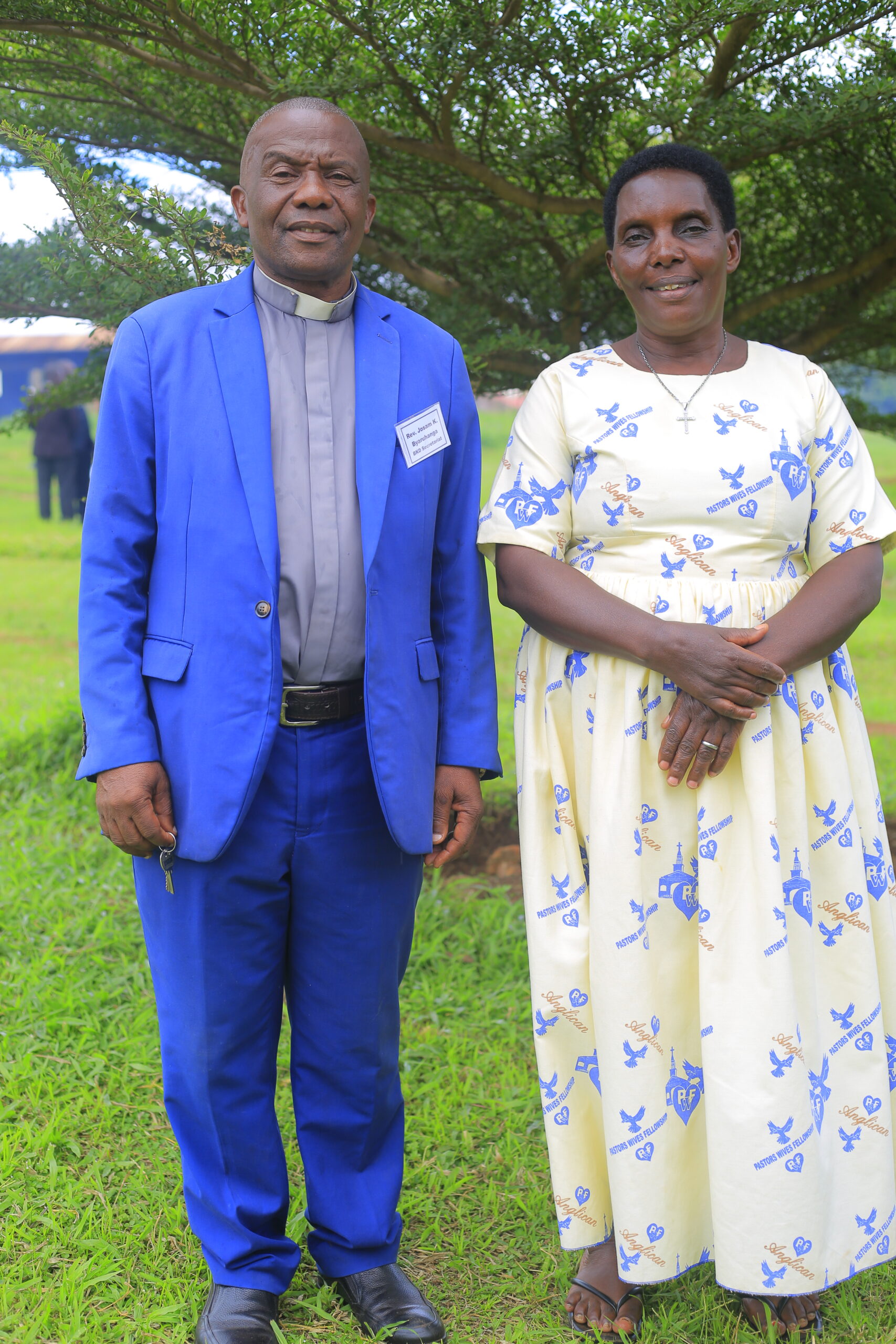 Rev. Josam Byaruhanga - Diocesan Education Co-ordinator, with his wife Rev. Josam Byaruhanga - Diocesan Education Co-ordinator, with his wife