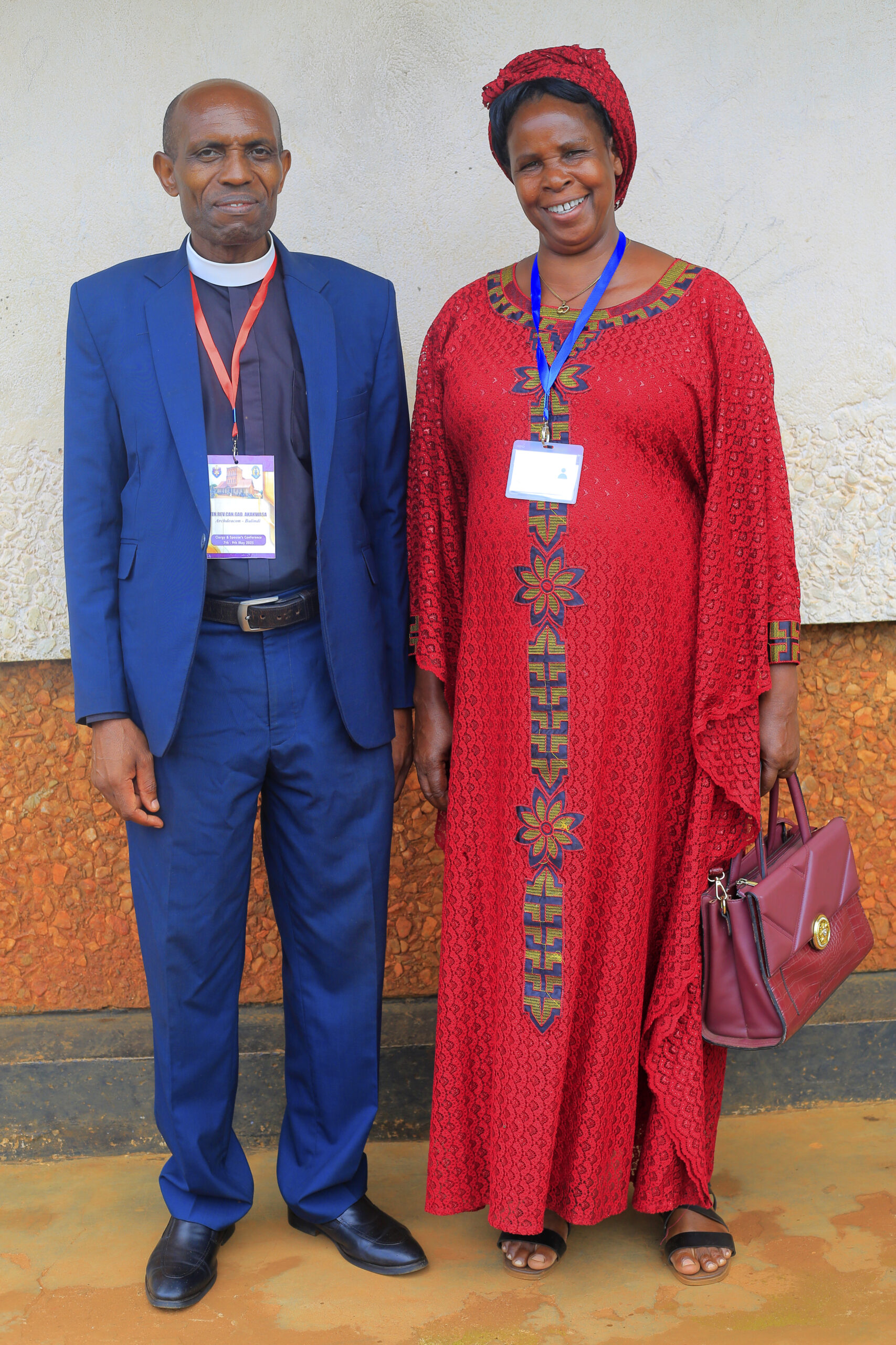 Ven. Rev. Canon Gad Akankwasa- Archdeacon Bulindi Archdeaconry, with his wife Joseline Akankwasa Ven. Rev. Canon Gad Akankwasa- Archdeacon Bulindi Archdeaconry, with his wife Joseline Akankwasa