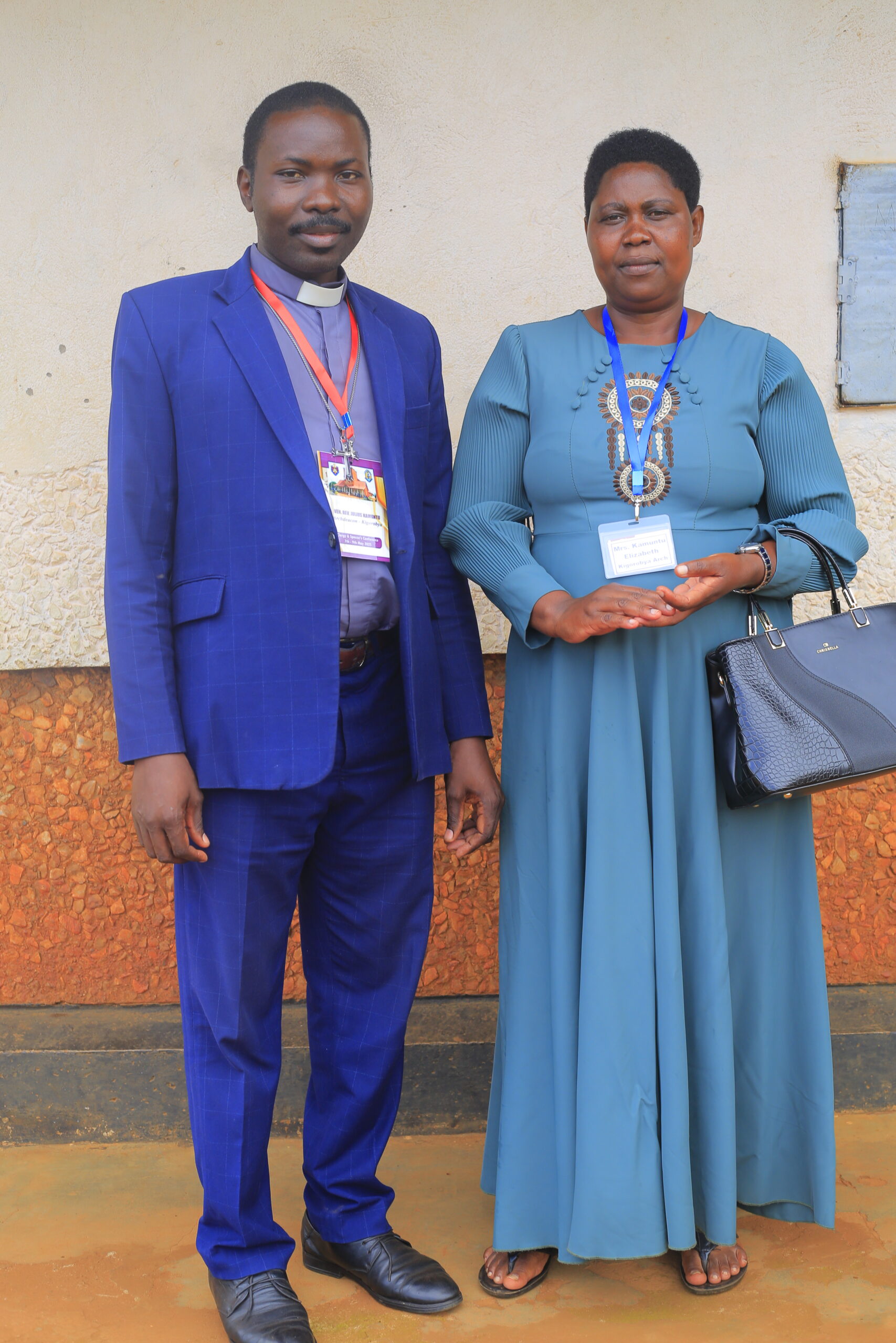 Ven. Rev. Ephraim Kamuntu- Archdeacon Kigorobya Archdeaconry, with his wife Ven. Rev. Ephraim Kamuntu- Archdeacon Kigorobya Archdeaconry, with his wife