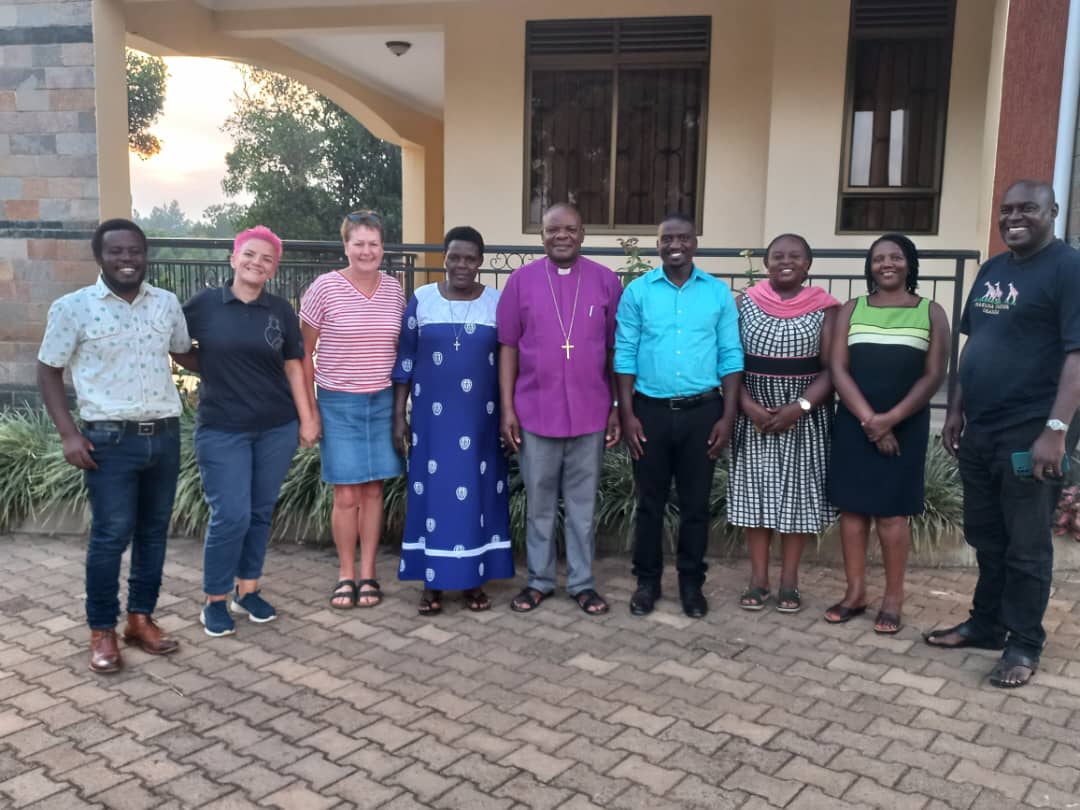 Bishop Jacob and Maama Irene hosting health partners